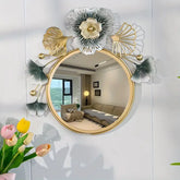 Gold-finished iron structure for long-lasting elegance